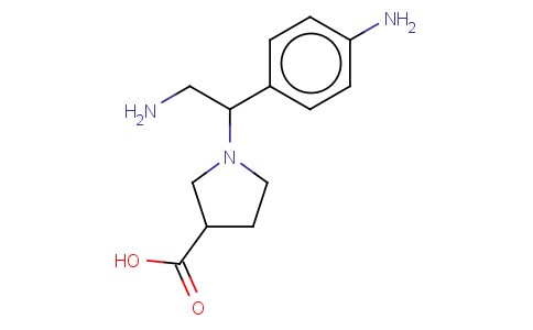1-[2-AMINO-1-(4-AMINO-PHENYL)-ETHYL]-PYRROLIDINE-3-CARBOXYLIC ACID